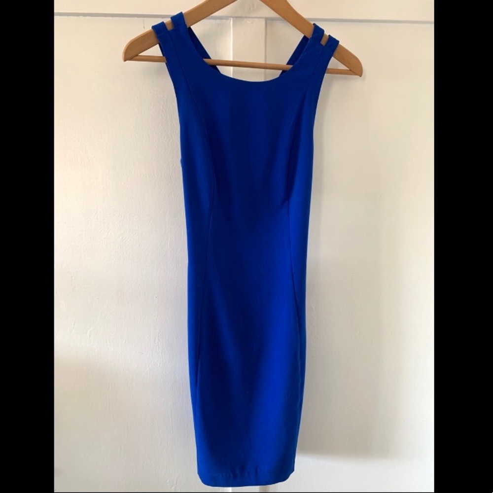 Electric blue mini dress!